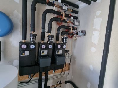 Mise en place d’une pompe a chaleur Viessmann Vitocal 150-A chauffage seul en remplacement de deux chaudières fioul et une chaudière gaz propane 